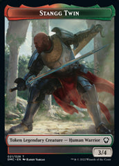 Soldier // Stangg Twin Double-sided Token [Dominaria United Tokens] | PLUS EV GAMES 