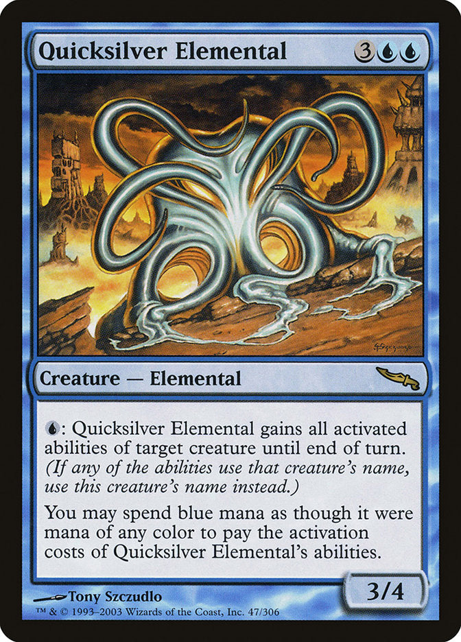 Quicksilver Elemental [Mirrodin] | PLUS EV GAMES 