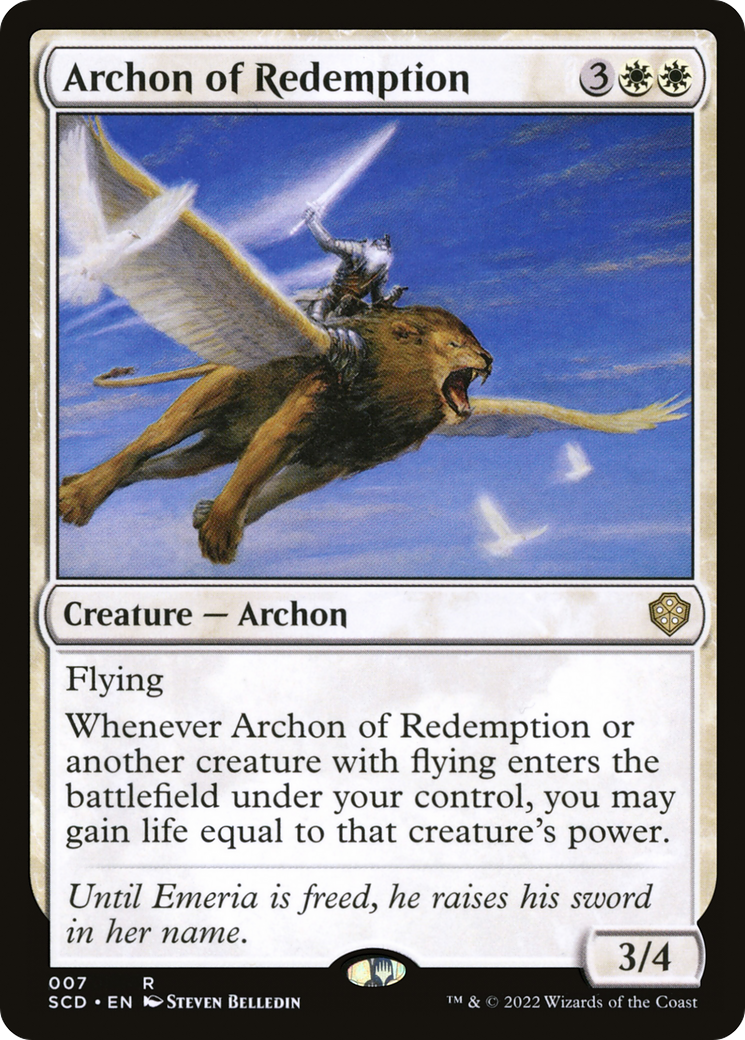 Archon of Redemption [Starter Commander Decks] | PLUS EV GAMES 