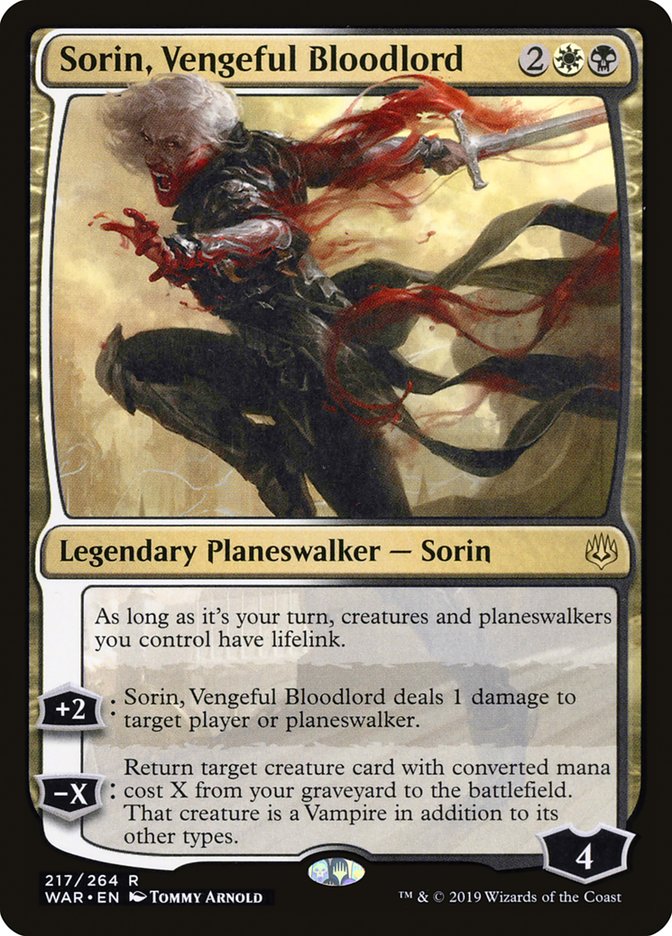 Sorin, Vengeful Bloodlord [War of the Spark] | PLUS EV GAMES 