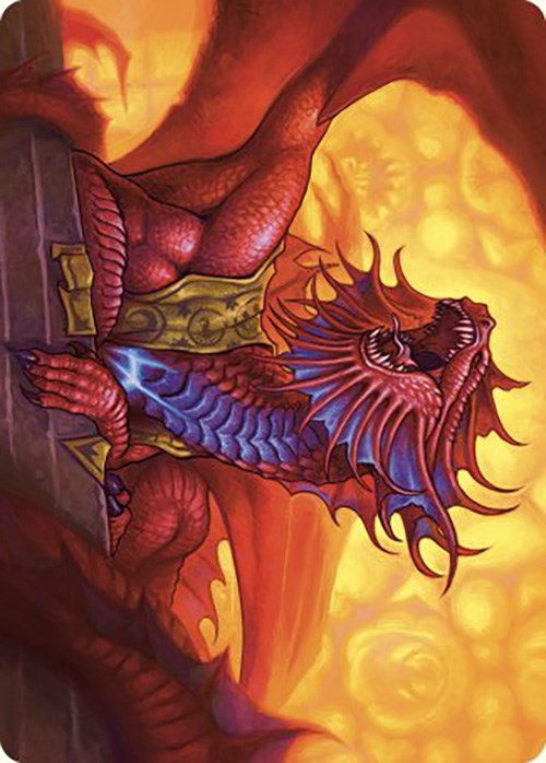 Niv-Mizzet, Guildpact Art Card (44/49) [Murders at Karlov Manor Art Series] | PLUS EV GAMES 