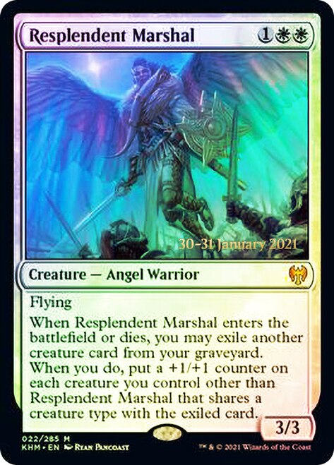 Resplendent Marshal  [Kaldheim Prerelease Promos] | PLUS EV GAMES 