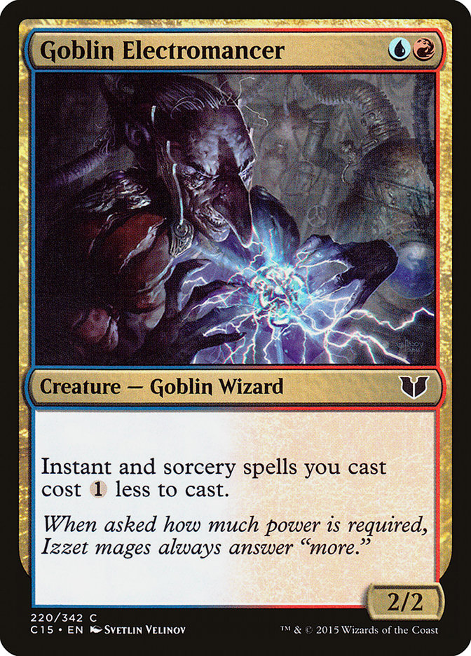 Goblin Electromancer [Commander 2015] | PLUS EV GAMES 