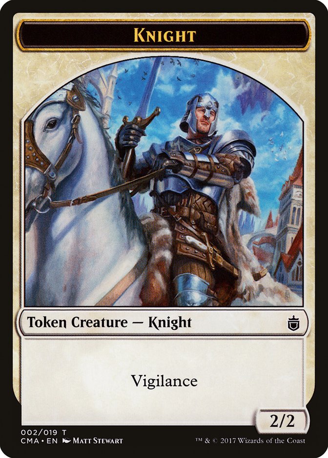 Knight [Commander Anthology Tokens] | PLUS EV GAMES 