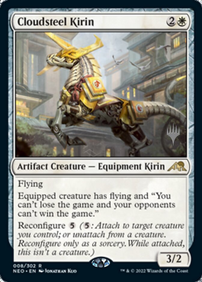 Cloudsteel Kirin (Promo Pack) [Kamigawa: Neon Dynasty Promos] | PLUS EV GAMES 