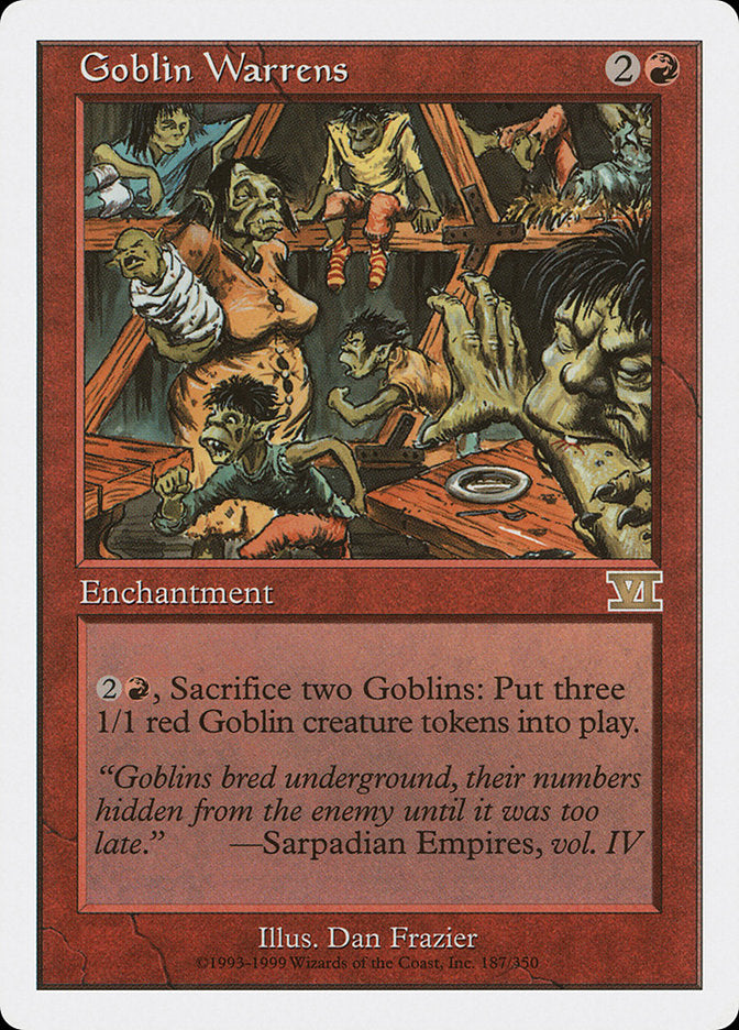 Goblin Warrens [Classic Sixth Edition] | PLUS EV GAMES 