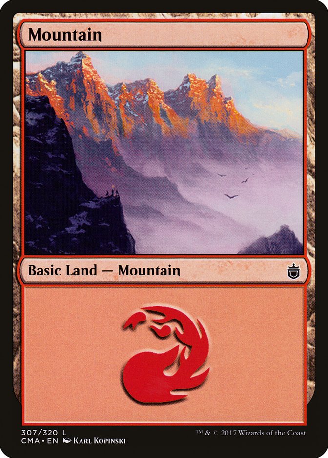 Mountain (307) [Commander Anthology] | PLUS EV GAMES 