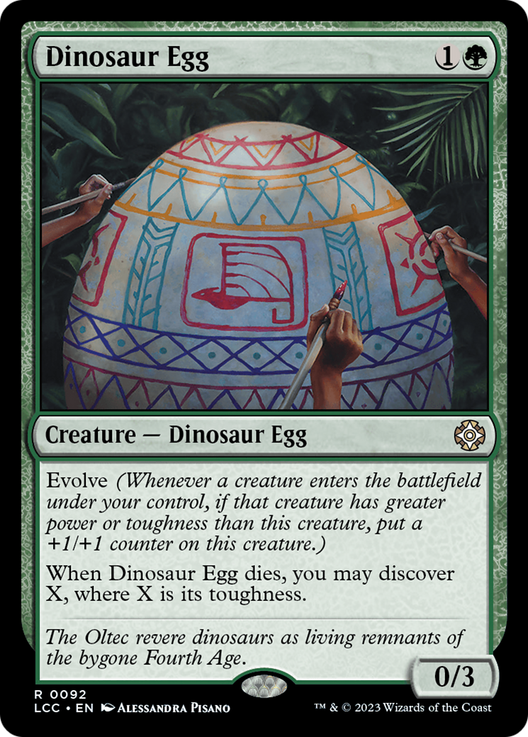 Dinosaur Egg [The Lost Caverns of Ixalan Commander] | PLUS EV GAMES 