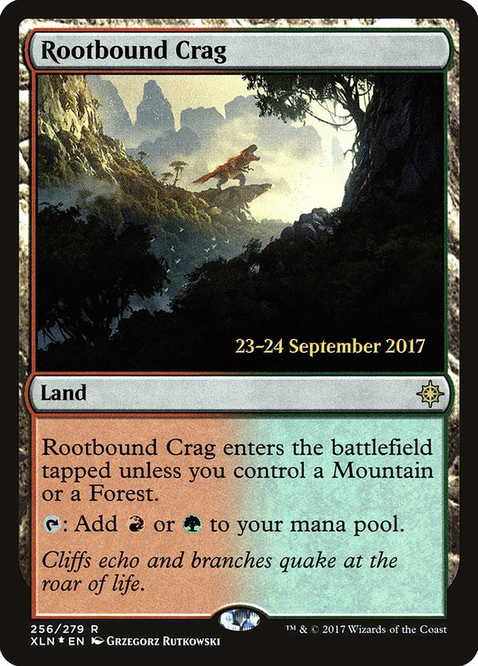 Rootbound Crag  [Ixalan Prerelease Promos] | PLUS EV GAMES 