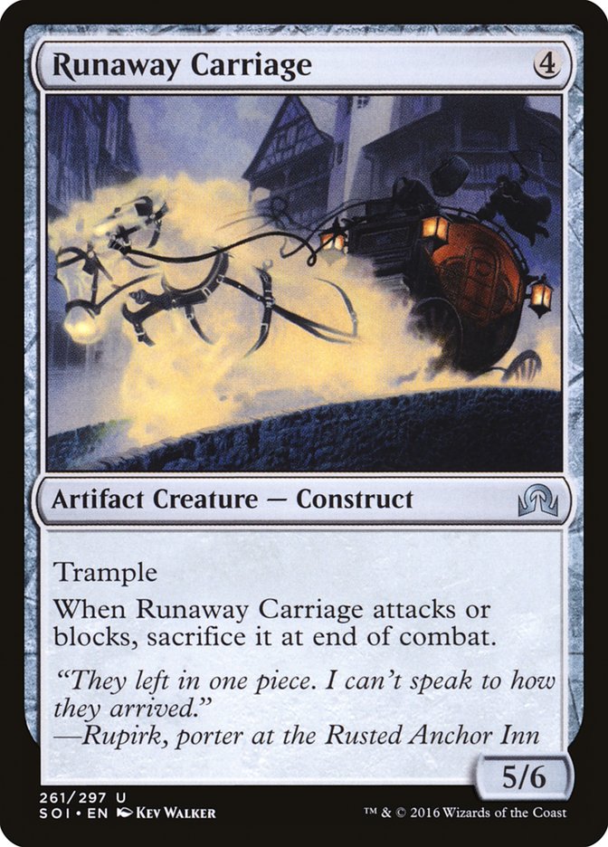 Runaway Carriage [Shadows over Innistrad] | PLUS EV GAMES 