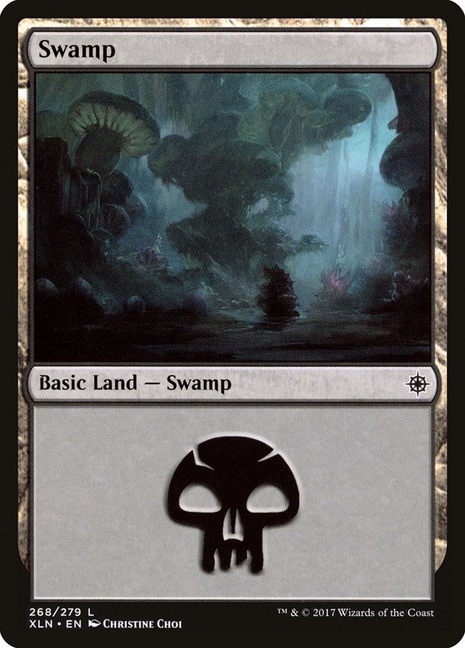 Swamp (268) [Ixalan] | PLUS EV GAMES 