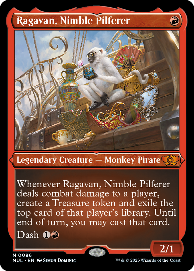 Ragavan, Nimble Pilferer (Foil Etched) [Multiverse Legends] | PLUS EV GAMES 