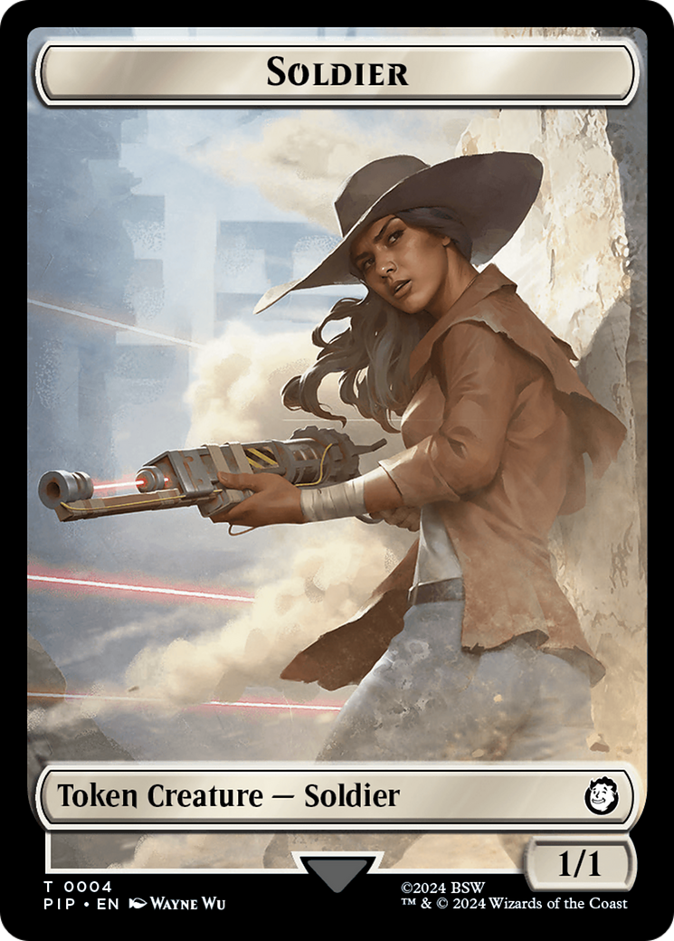 Energy Reserve // Soldier (0004) Double-Sided Token [Fallout Tokens] | PLUS EV GAMES 