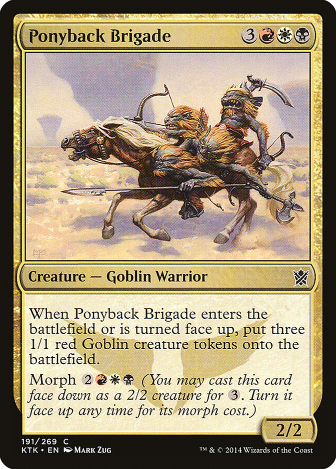 Ponyback Brigade [Khans of Tarkir] | PLUS EV GAMES 