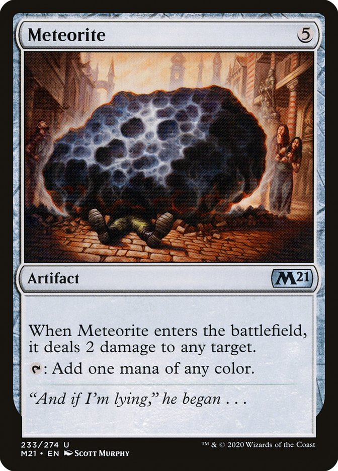 Meteorite [Core Set 2021] | PLUS EV GAMES 