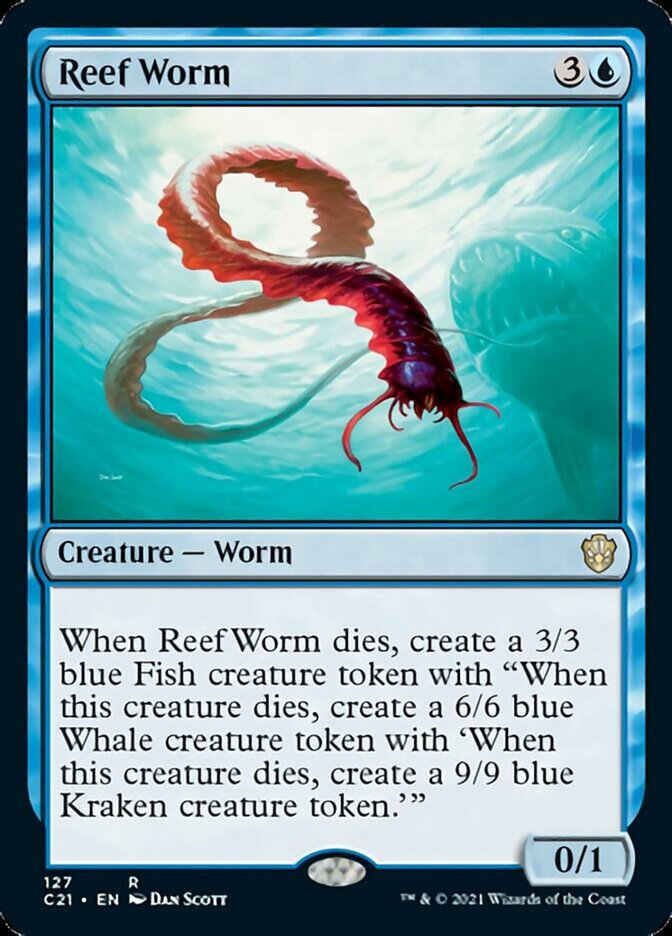 Reef Worm [Commander 2021] | PLUS EV GAMES 