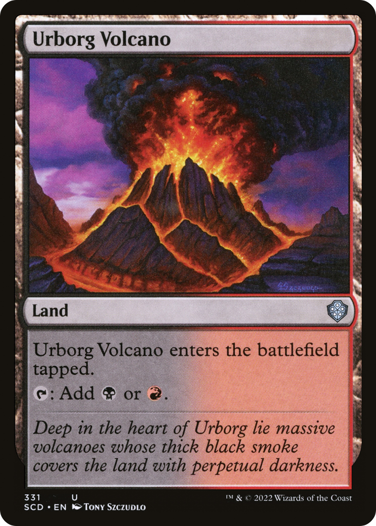 Urborg Volcano [Starter Commander Decks] | PLUS EV GAMES 