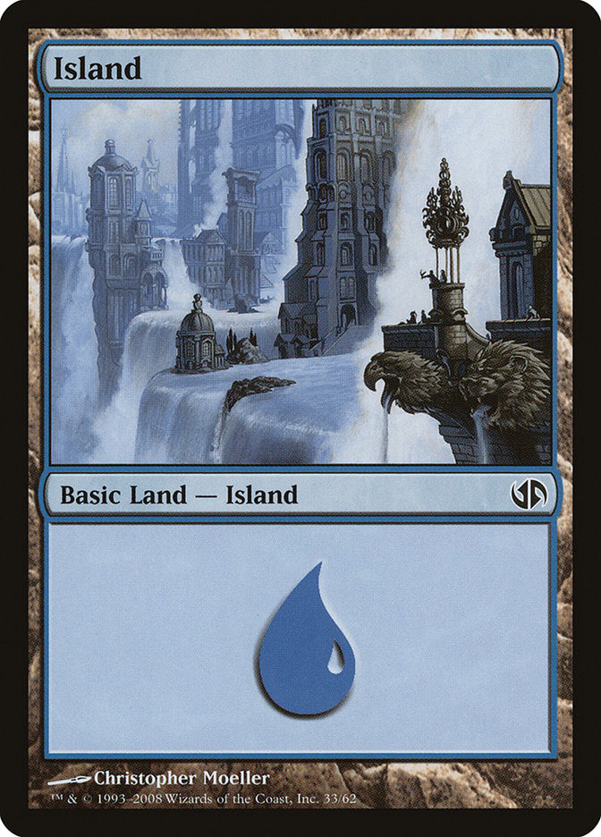 Island (33) [Duel Decks: Jace vs. Chandra] | PLUS EV GAMES 