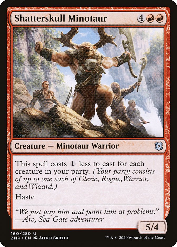 Shatterskull Minotaur [Zendikar Rising] | PLUS EV GAMES 