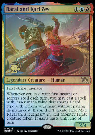 Baral and Kari Zev [March of the Machine Prerelease Promos] | PLUS EV GAMES 