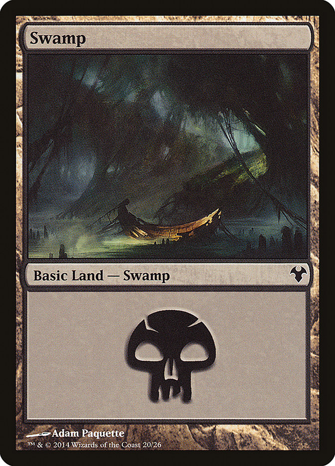 Swamp (20) [Modern Event Deck 2014] | PLUS EV GAMES 