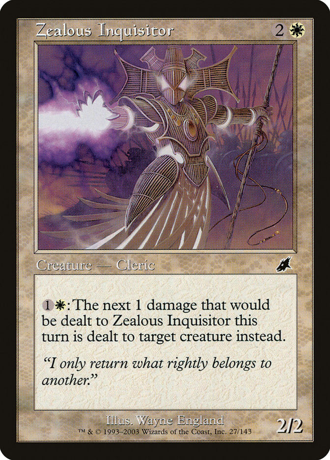 Zealous Inquisitor [Scourge] | PLUS EV GAMES 