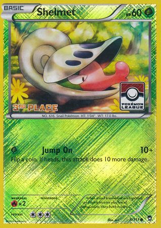 Shelmet (8/111) (League Promo 3rd Place) [XY: Furious Fists] | PLUS EV GAMES 