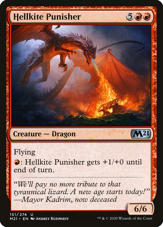 Hellkite Punisher [Core Set 2021] | PLUS EV GAMES 