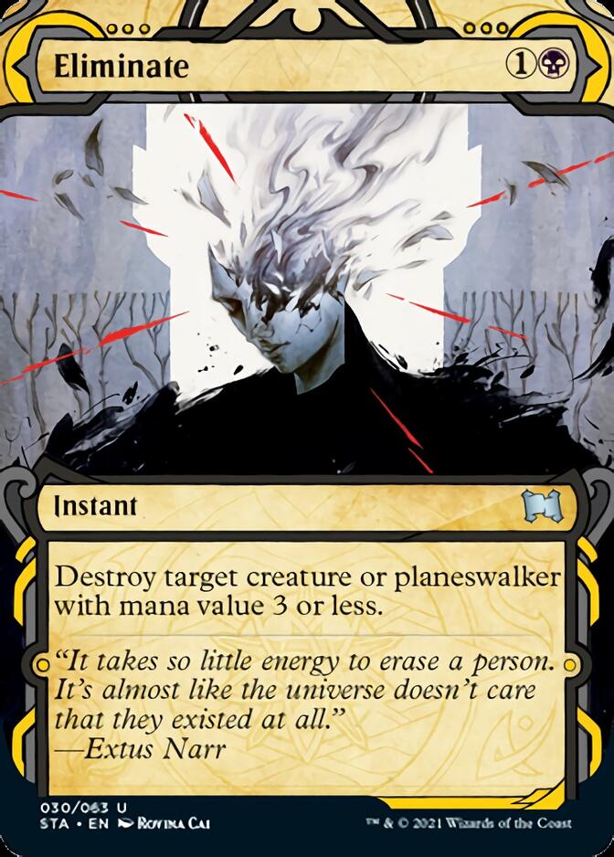 Eliminate (Etched Foil) [Strixhaven Mystical Archive] | PLUS EV GAMES 