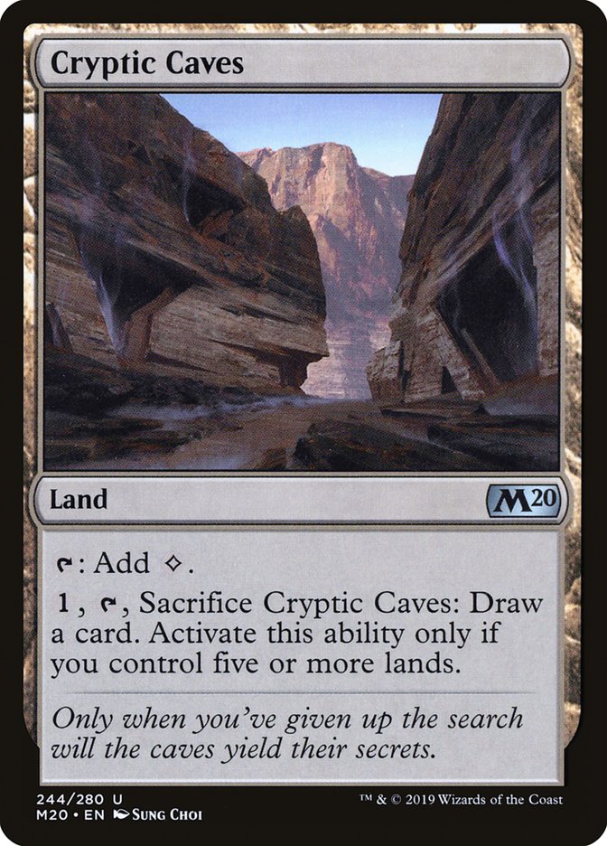 Cryptic Caves [Core Set 2020] | PLUS EV GAMES 