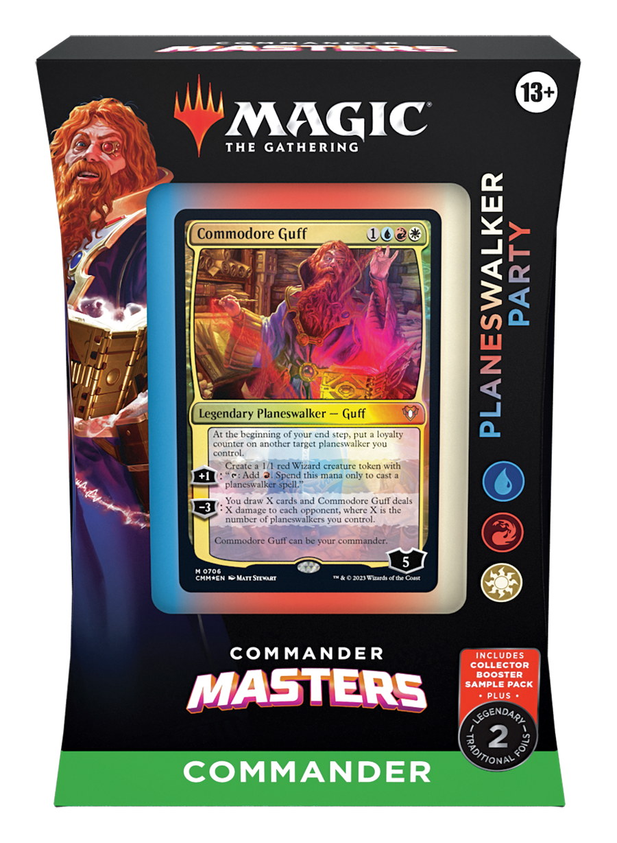 Commander Masters - Commander Deck (Planeswalker Party) | PLUS EV GAMES 