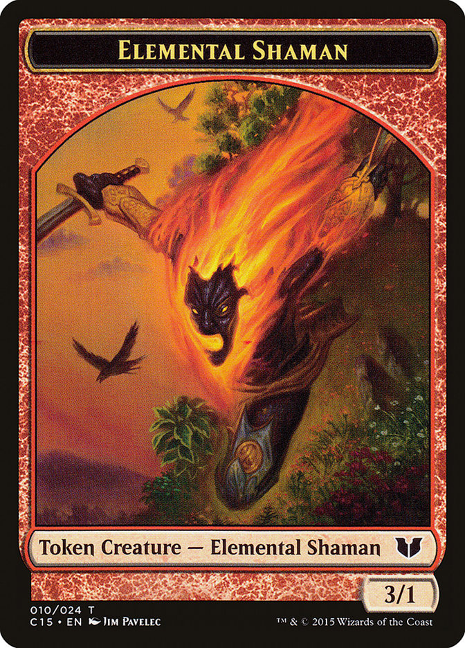 Elemental Shaman Token [Commander 2015 Tokens] | PLUS EV GAMES 