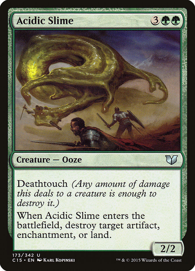 Acidic Slime [Commander 2015] | PLUS EV GAMES 
