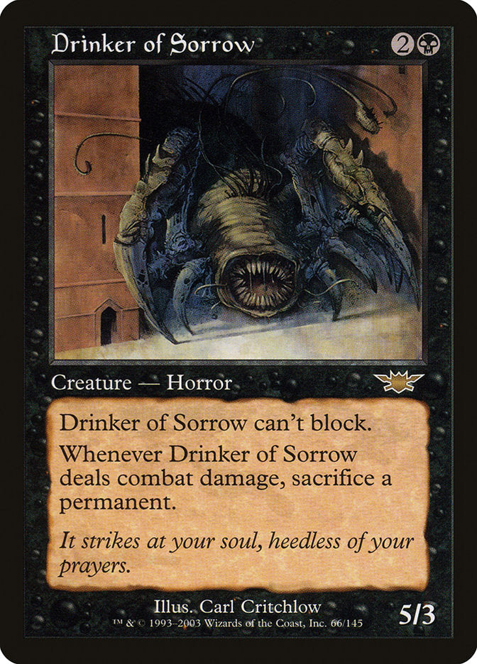 Drinker of Sorrow [Legions] | PLUS EV GAMES 