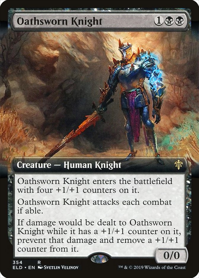 Oathsworn Knight (Extended) [Throne of Eldraine] | PLUS EV GAMES 