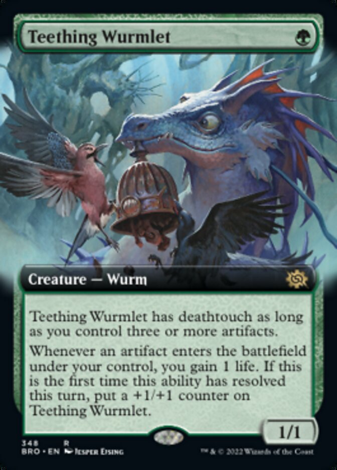 Teething Wurmlet (Extended Art) [The Brothers' War] | PLUS EV GAMES 