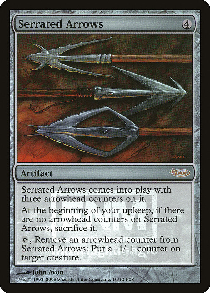 Serrated Arrows [Friday Night Magic 2008] | PLUS EV GAMES 