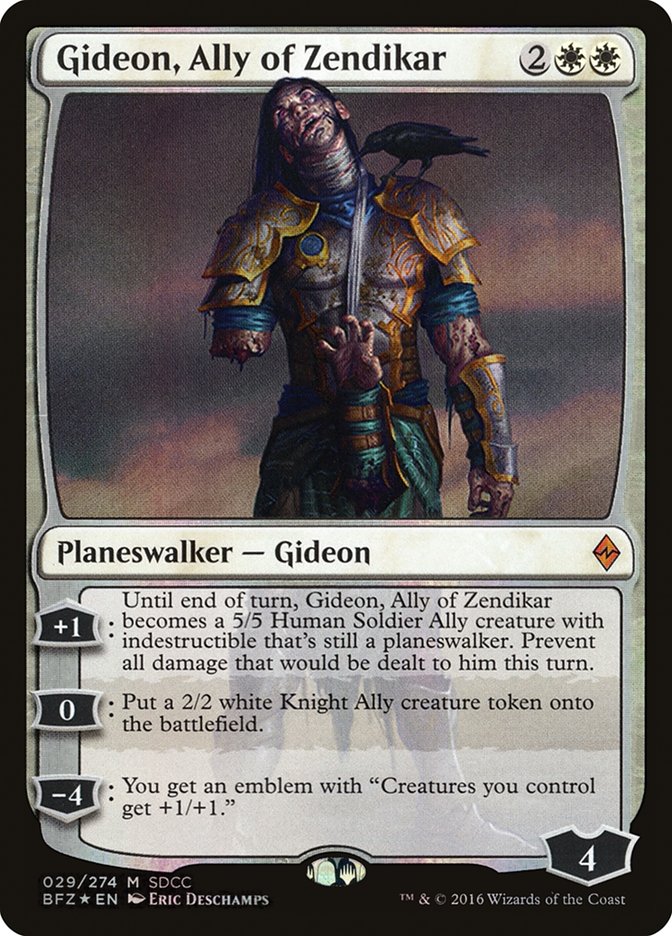 Gideon, Ally of Zendikar [San Diego Comic-Con 2016] | PLUS EV GAMES 