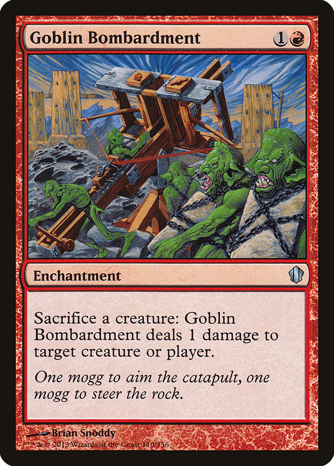 Goblin Bombardment [Commander 2013] | PLUS EV GAMES 