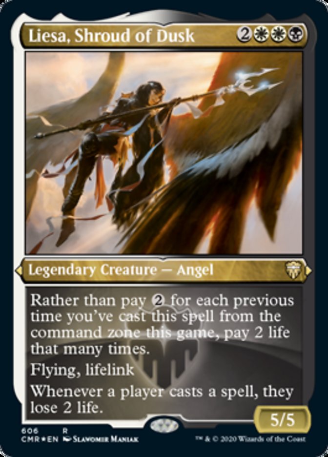 Liesa, Shroud of Dusk [Commander Legends Etched] | PLUS EV GAMES 