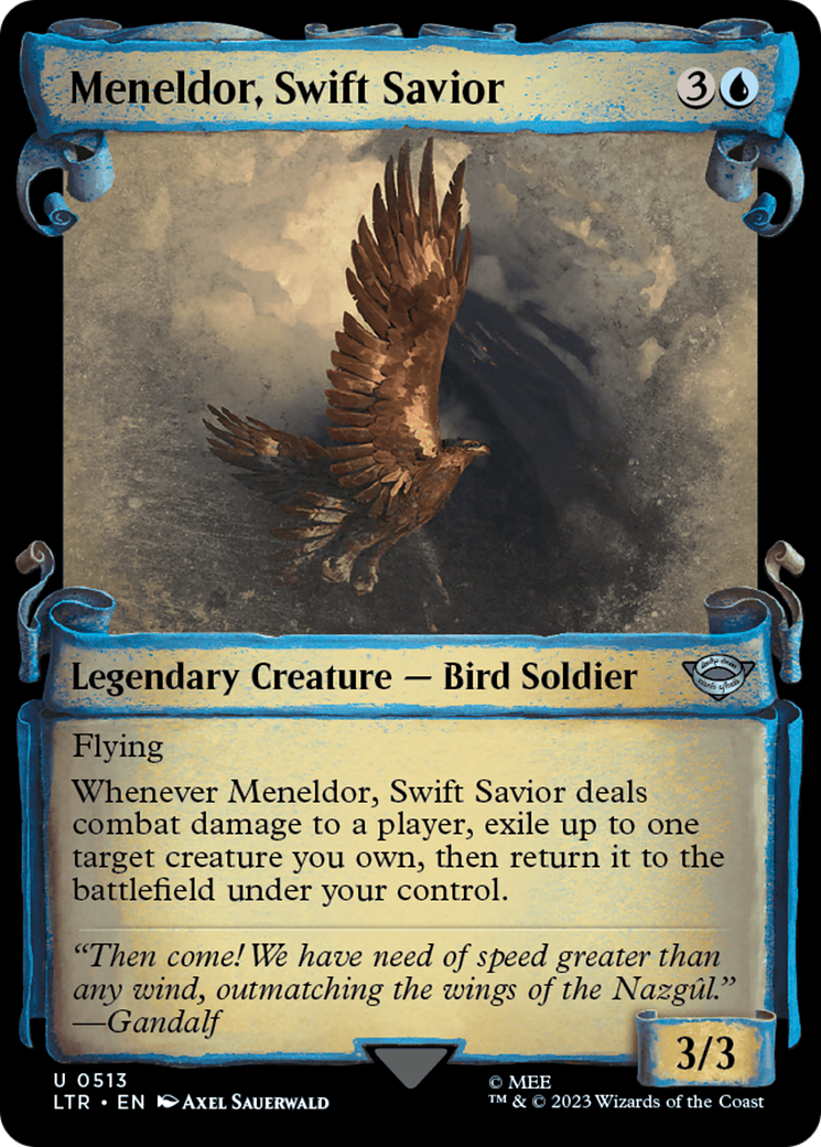 Meneldor, Swift Savior [The Lord of the Rings: Tales of Middle-Earth Showcase Scrolls] | PLUS EV GAMES 