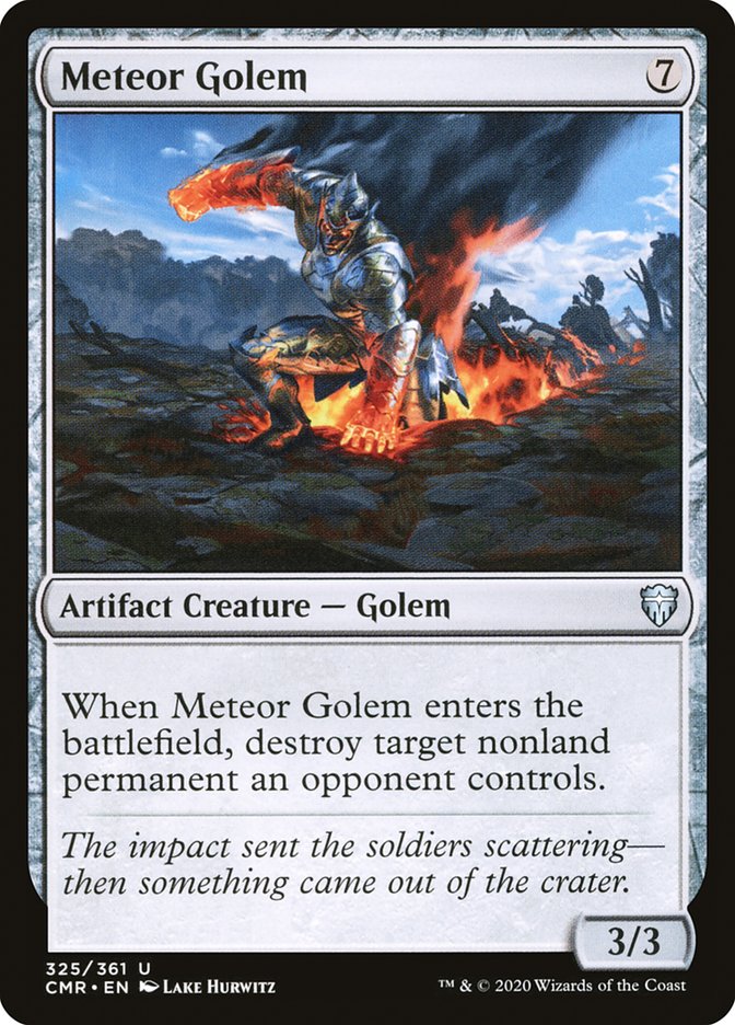 Meteor Golem [Commander Legends] | PLUS EV GAMES 