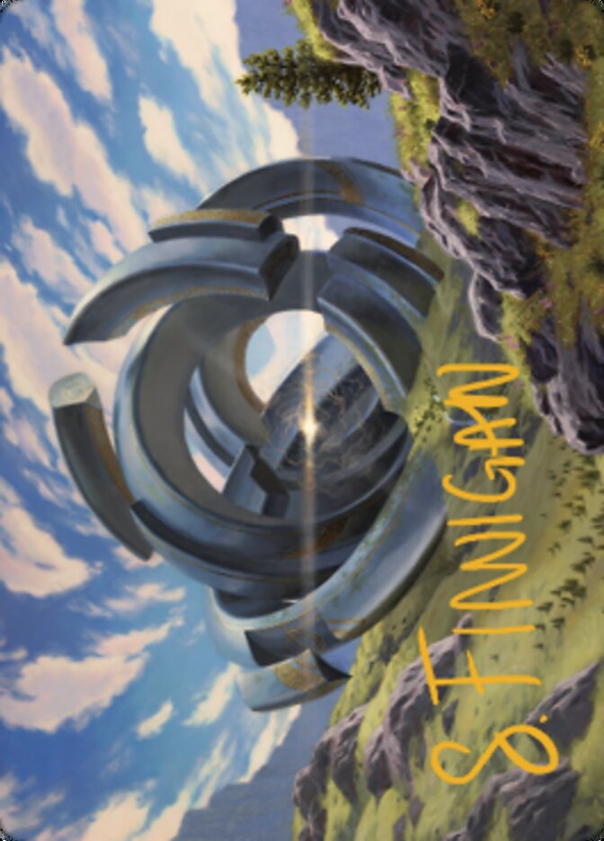 Thran Portal Art Card (Gold-Stamped Signature) [Dominaria United Art Series] | PLUS EV GAMES 