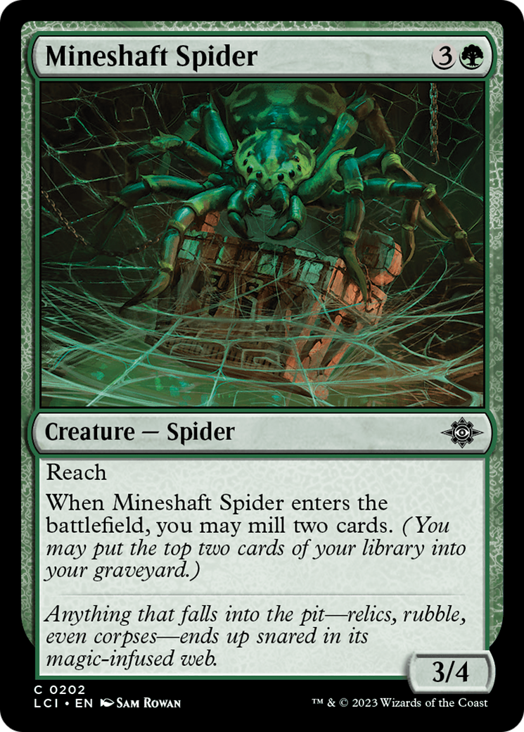 Mineshaft Spider [The Lost Caverns of Ixalan] | PLUS EV GAMES 