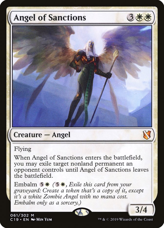 Angel of Sanctions [Commander 2019] | PLUS EV GAMES 