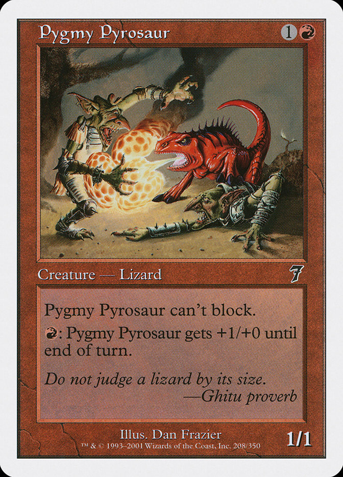 Pygmy Pyrosaur [Seventh Edition] | PLUS EV GAMES 