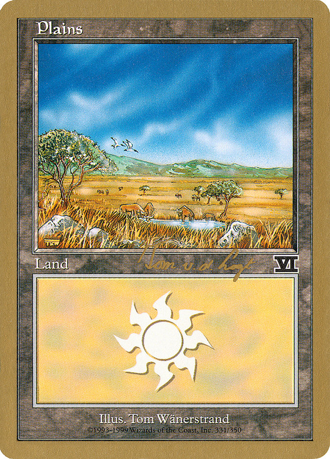 Plains (tvdl331) (Tom van de Logt) [World Championship Decks 2000] | PLUS EV GAMES 