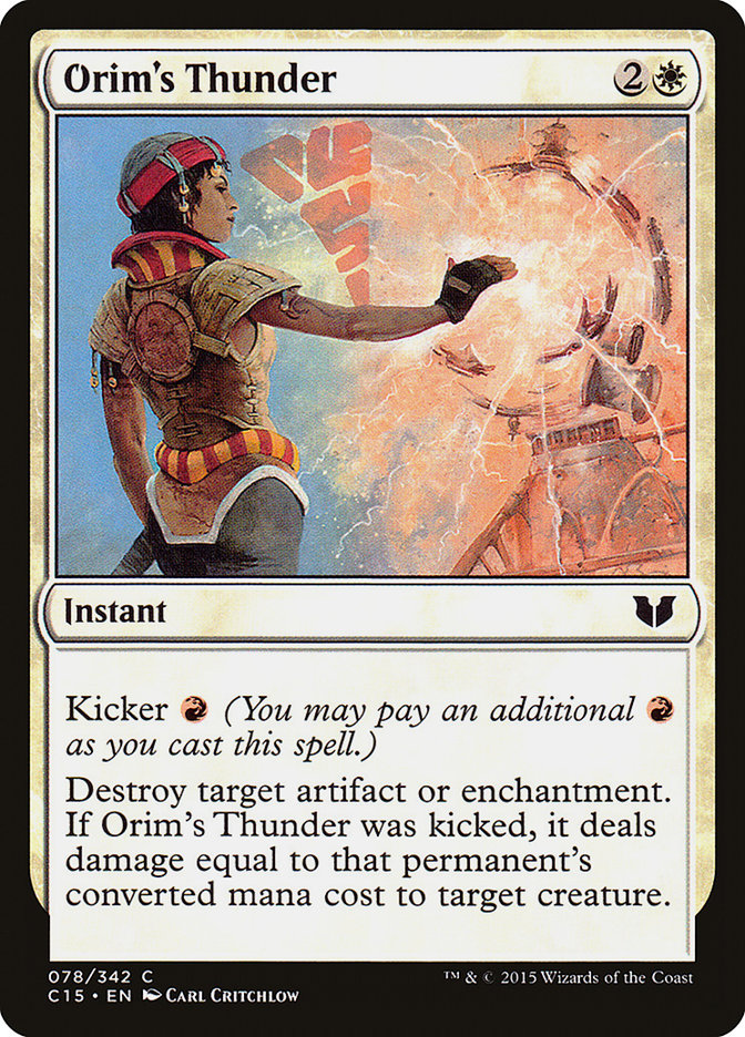 Orim's Thunder [Commander 2015] | PLUS EV GAMES 