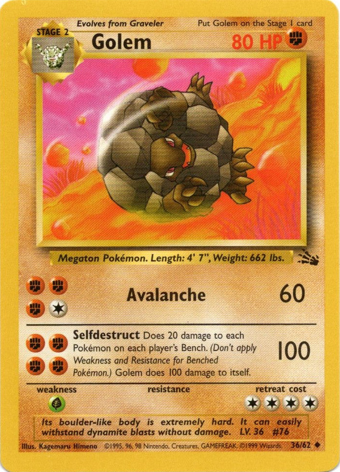 Golem (36/62) [Fossil Unlimited] | PLUS EV GAMES 