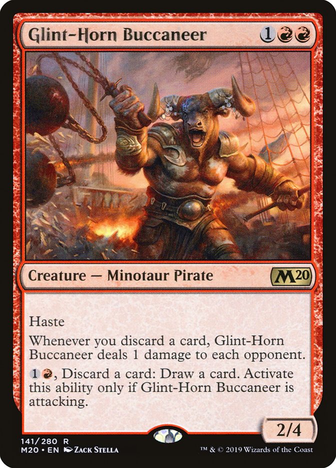 Glint-Horn Buccaneer [Core Set 2020] | PLUS EV GAMES 